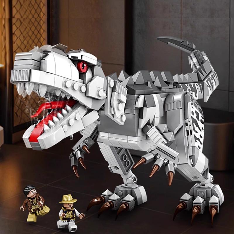 New High-Quality Large Size Dinosaur Building Blocks Toy Model Set, Bricker Build Sets, Creative Decoration Collection Display Piece, Gift Bag Packaging