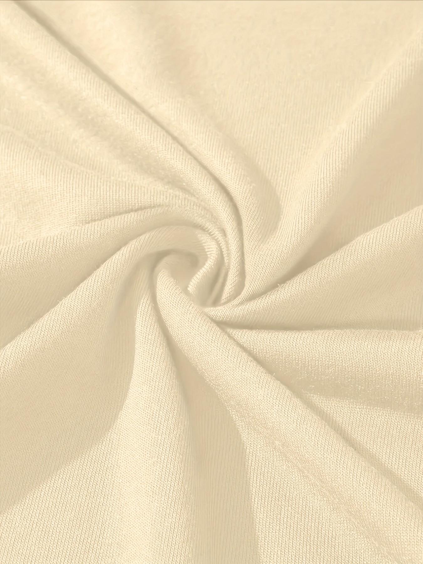 2pcs Girls' Summer Fashion Print Drop Shoulder Short Sleeve T-Shirt + Elastic Bell Pants Set, Comfortable Soft Sweat Absorbing Round Neck T-Shirt + Casual Bell Pants