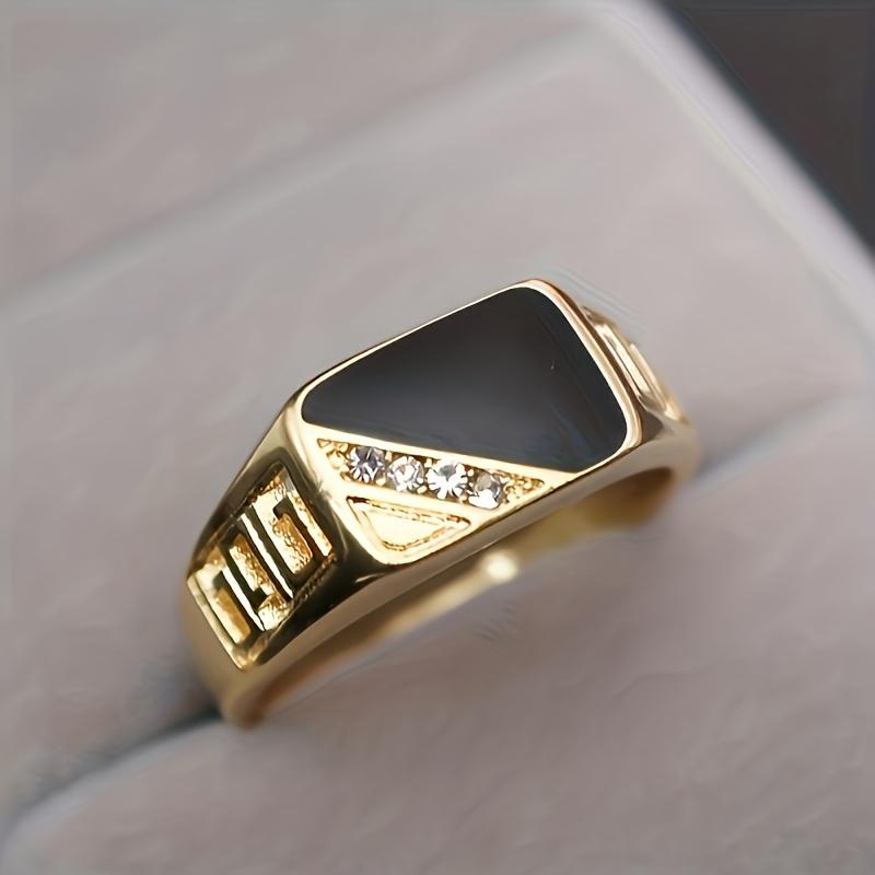 Classic square triangular oil-drip ring, unique and simple design, suitable for daily wear