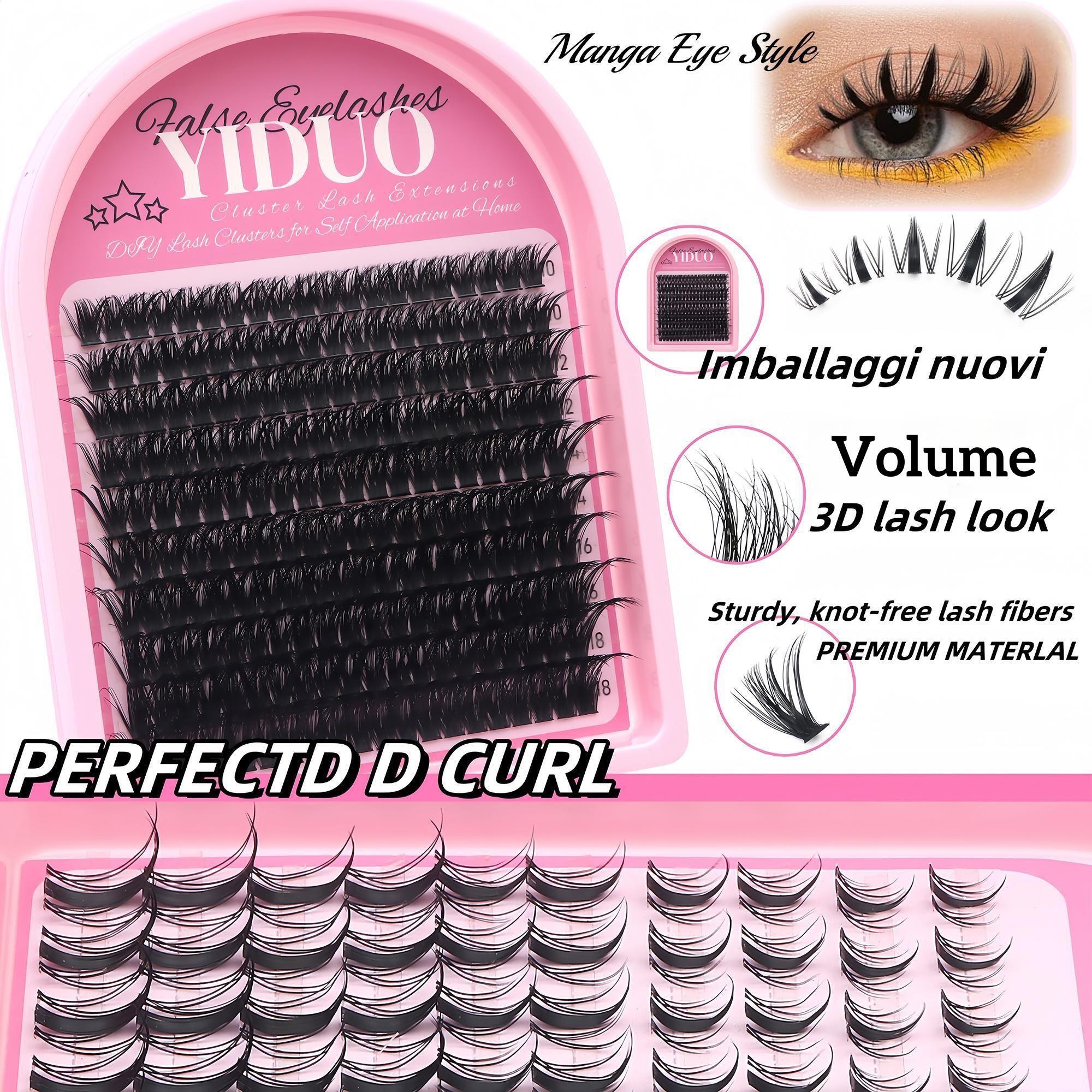 Eyelash Extension Gift Set Extra-Large Volume Eyelash Cluster Kit 4 Styles: Cartoon, Natural, Volume Single-Cluster Lash Extensions with Lash Bond and Seal Tweezers Remover Eyelash Brush DIY at Home Easily Lash Glue Seal Eyelash Extension Gift Set Extra-Large Volume Eyelash Cluster Kit 4 Styles: Cartoon, Natural, Volume Single-Cluster Lash Extensions with Lash Bond and Seal Tweezers Remover Eyelash Brush DIY at Home Easily Lash Glue Seal