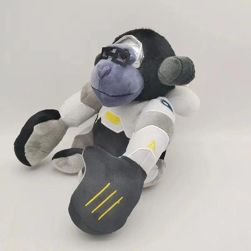 22cm Anime Overwatch Jumbo Winston Plushie Doll Cartoon Plush Stuffed Doll Toy Pillow Collectible Birthday Christmas Gifts