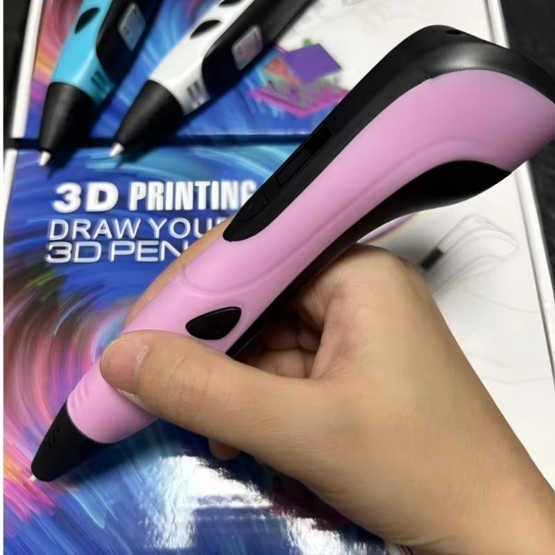 3D Printing Pen Set, 1 Set 3D Painting Pen with 10m PLA Filament, DIY Art & Painting Project, Creative Stereoscopic Graffiti Tool