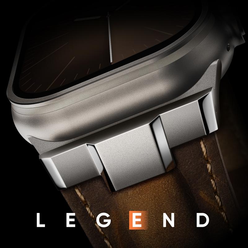 Suitisbest Genuine Leather Band for Apple Watch Ultra Band 49mm 46mm 45mm 44mm 42mm, Retro Leather Strap Replacement Band for iWatch Ultra Series 11 10 9 8 7 6 5 4 SE