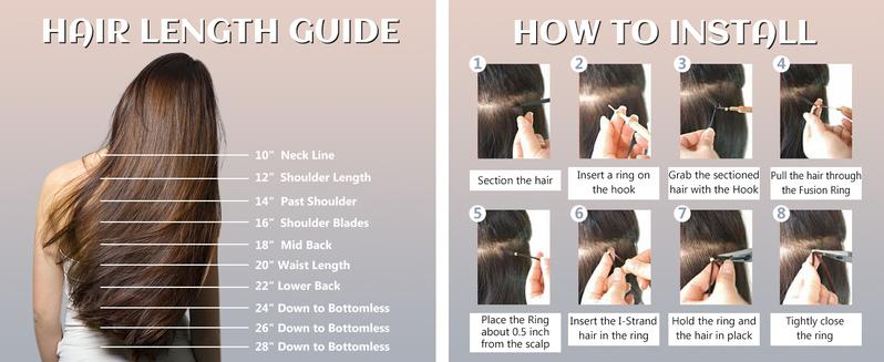 Christmas Gift LaaVoo Micro Hair Extensions Real Human Hair Micro Ring Extensions Natural Straight 14-24 Inch 56 Grams TikTokShopHolidayHaul