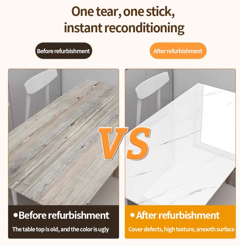 Roll [23.62 * 393.70 in ] self-adhesive marble stickers-realistic marble texture, waterproof and oil-resistant finish for kitchen countertops, bathroom walls, furniture-ready-to-use home decor