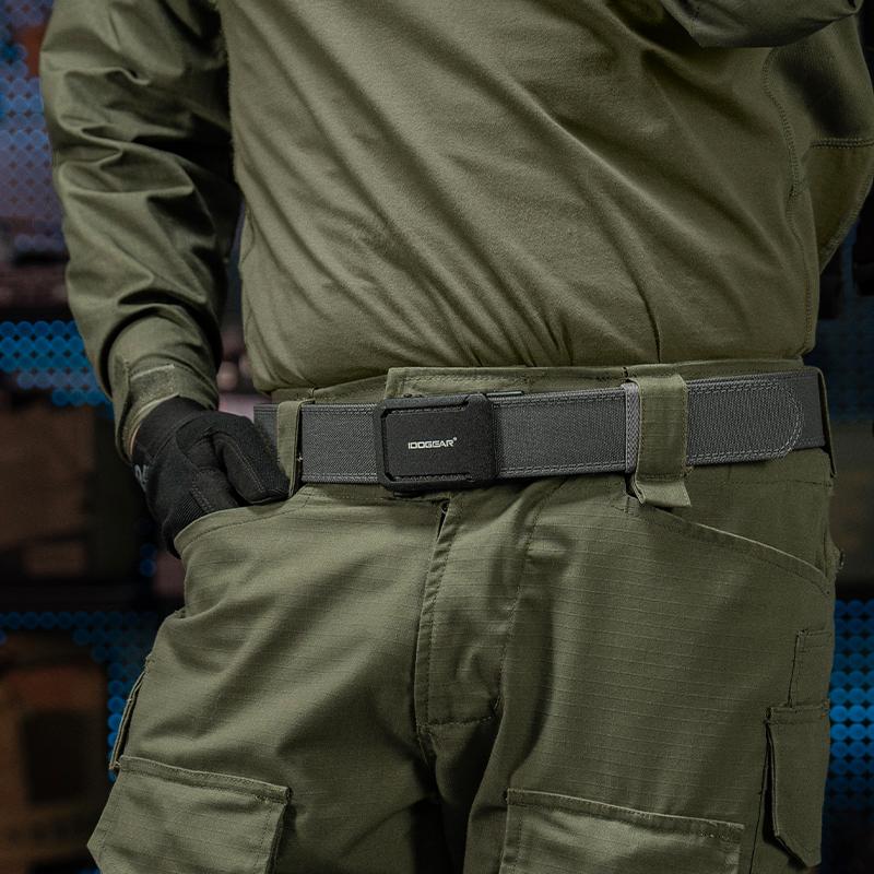 IDOGEAR 1.75" Ratchet Nylon Belt Reinforced Buckle Sport Belts CCW Belts 3439 SpringStatements