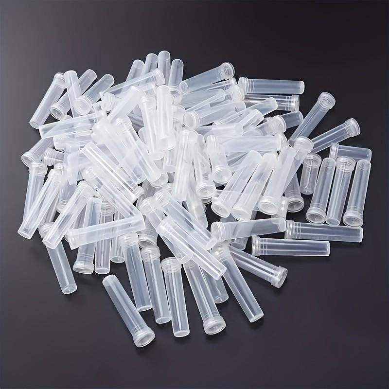 30pcs Floral Stem Water Tubes Plastic Flowers Vials Stem Water Tube Small Rose Water Holder Florist Supplies For Flower Arrangements Decoration