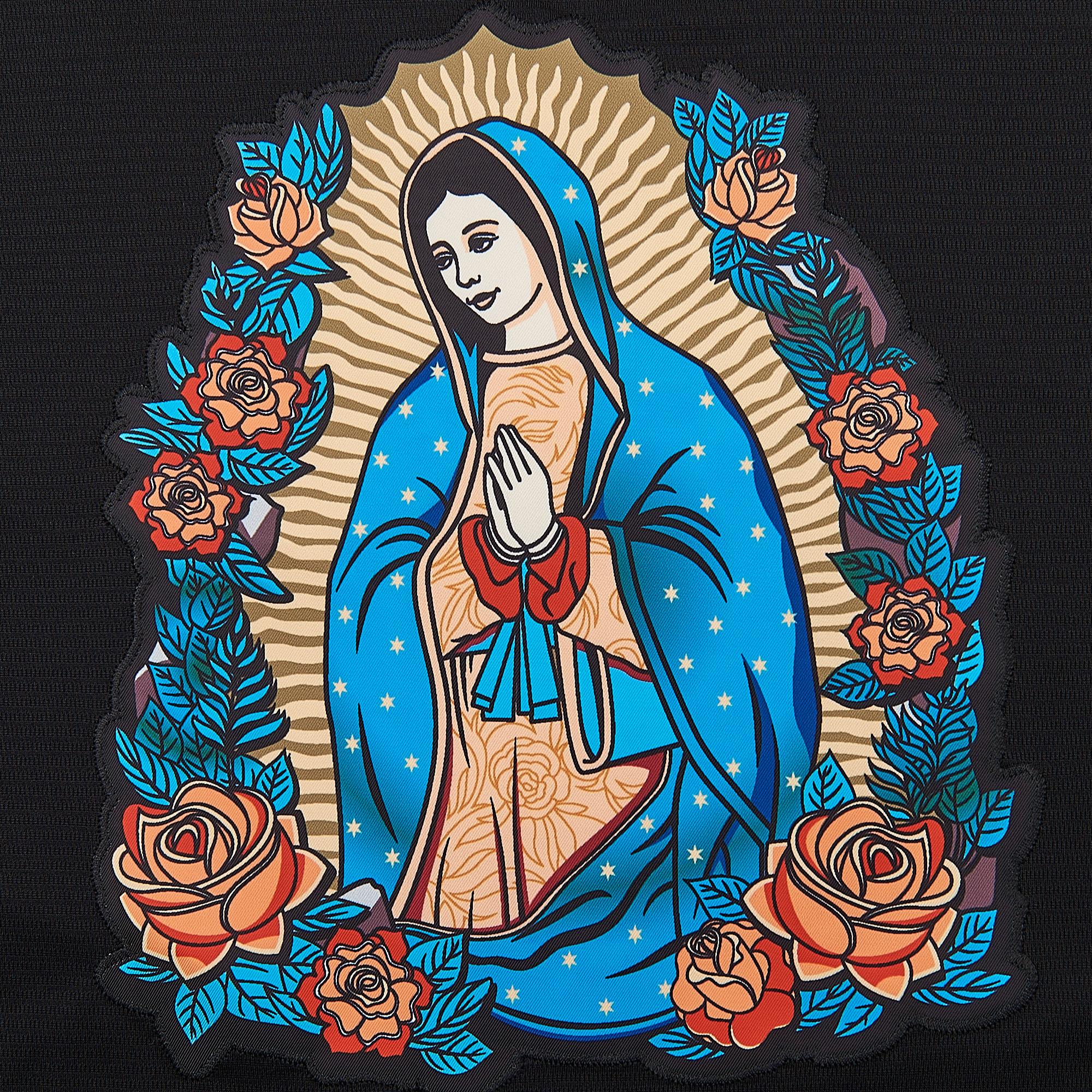 Men's Mexico Guadalupe Embroidered Baseball Jersey,Button Short Sleeve Sports Jersey,Loose Breathable Soft Comfort V-Neck Top,Gift for Game Day