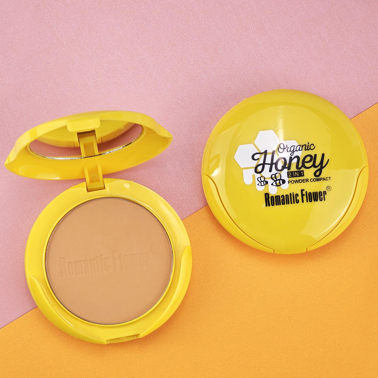 Nature Double-layer Beauty Powder Cake, All Skin Tones Face Makeup Fine Powder Matte Finish Waterproof Finishing Powder Long Lasting Pressed Powder