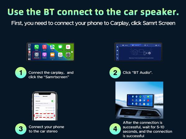 【SpringGlowUp】LAMTTO 9.26-Inch Wireless CarPlay Screen — Compatible with Apple CarPlay and Android Auto, Supports GPS Navigation, AirPlay, and Touchscreen Dashboard for In-Car Navigation and Entertainment