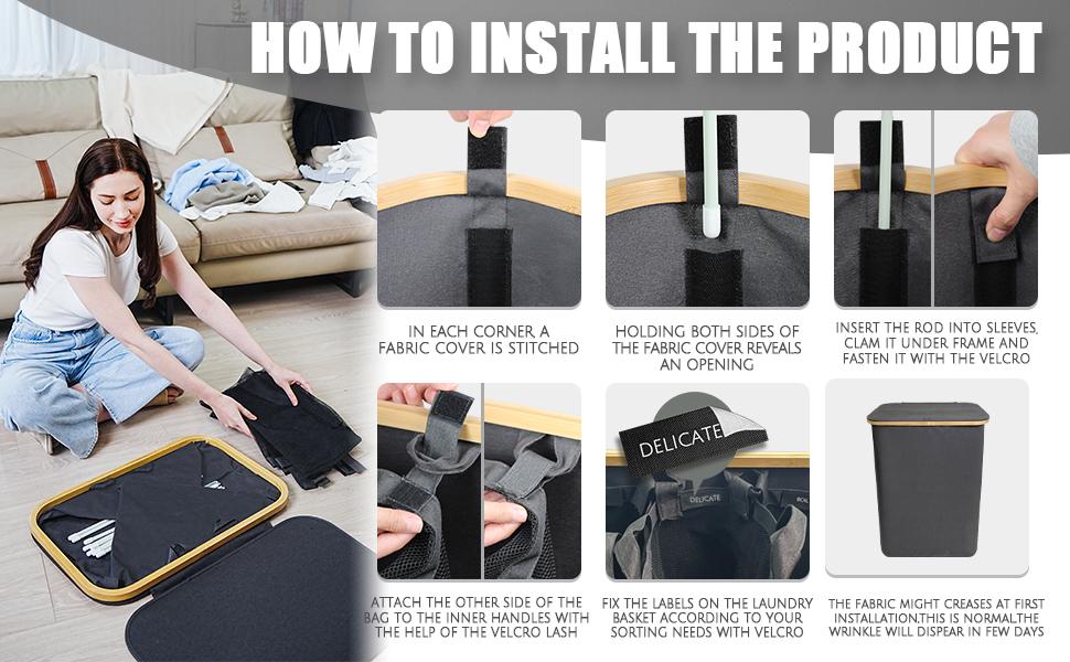 Hampers for Laundry Basket with Lid,145L/160L Extra Large Laundry Hamper 3 Section Dirty Clothes Hampers for Laundry Divided Laundry Basket Organizer for Bedroom,Laundry Room,Dirty Clothing Hamper,Beige,Black collapsible tall Hampers for Laundry Basket with Lid,145L/160L Extra Large Laundry Hamper 3 Section Dirty Clothes Hampers for Laundry Divided Laundry Basket Organizer for Bedroom,Laundry Room,Dirty Clothing Hamper,Beige,Black collapsible tall