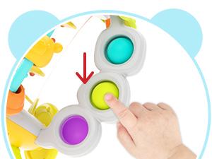 HOLA Rattle Teething Baby Toys, Silicone Pull String Toys, Montessori Multi-Functional Baby Sensory Toy Christmas Stockingstuffers for Baby Mmontessori Toys Gifts HOLA Rattle Teething Baby Toys, Silicone Pull String Toys, Montessori Multi-Functional Baby Sensory Toy Christmas Stockingstuffers for Baby Mmontessori Toys Gifts