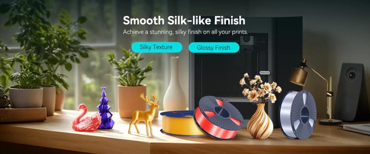 SILK PLA+ 3D Printer Filament Dual Color Silk Series 3D Printer Filament 1.75mm SILK 3D Printer Filament 1KG