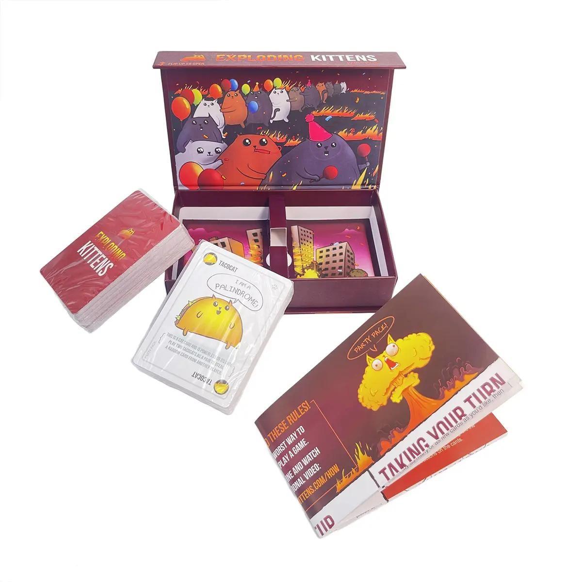 Exploding Kittens Funny Card Game, Multiplayer Party Game, Family Fun, Creative Gift for Birthdays, Holidays, Christmas