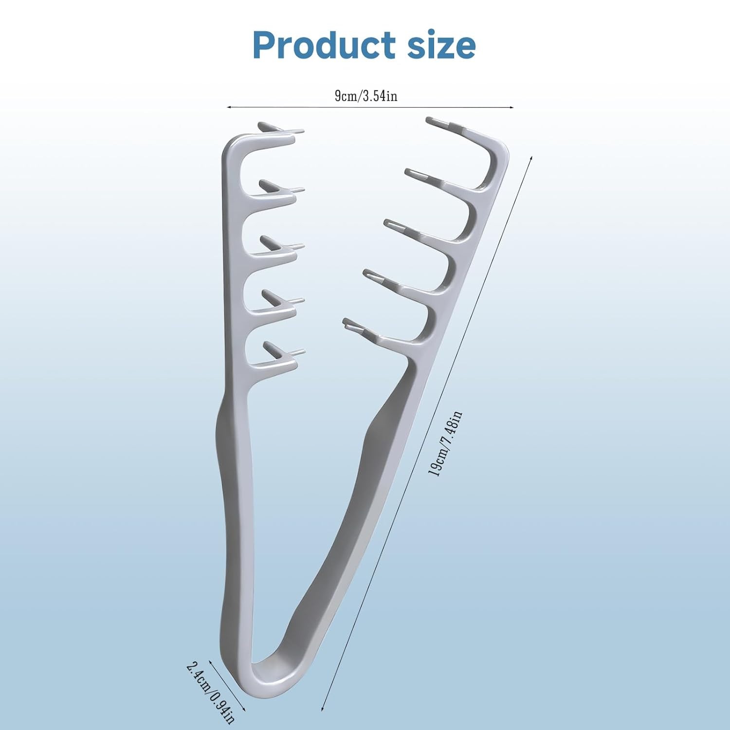 2-Pack New Abs Volumizing Hair Comb, Unisex Hair Parting Cover, Bangs Styling Brush, High Forehead Tool, Perfect for Men and Women