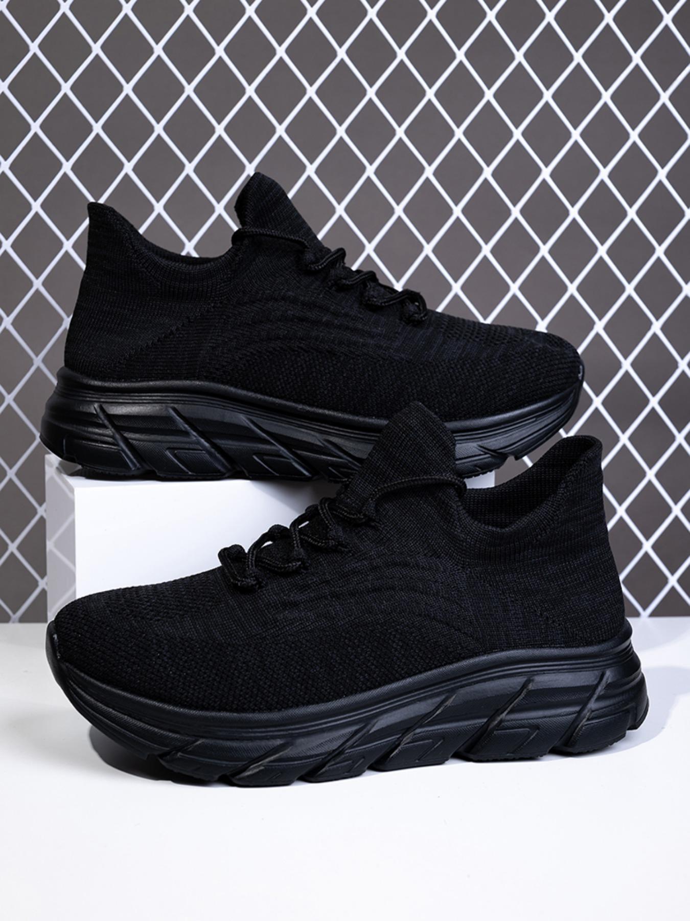 Women's Solid Color Mesh Breathable Lightweight Fashionable Running Shoes, Casual Comfortable Sports Shoes, All-match Round Toe Shoes for Daily Wear