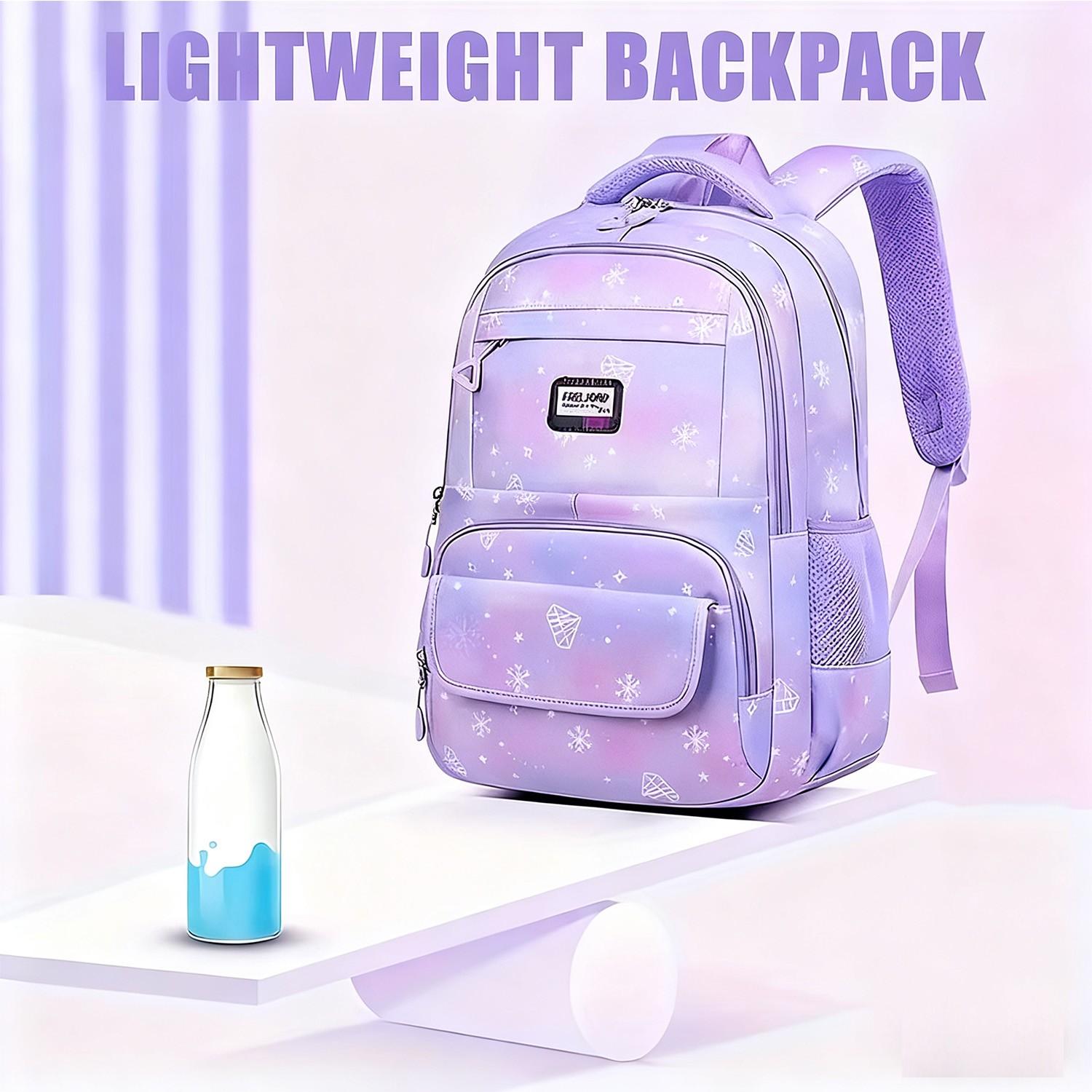 3-Piece College-Style Nylon Backpack Set with Lunch Bag & Pencil Case, Lightweight travel bags with adjustable shoulder straps, multiple pockets suitable for university and outdoor use, and perfect for everyday travel and back-to-school essentials.