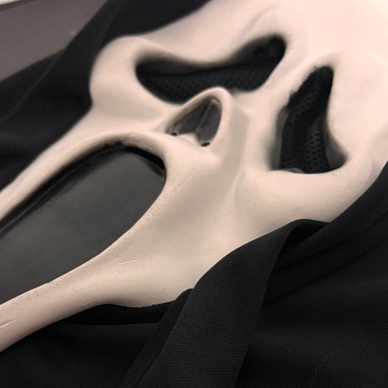 Scary Funny Screaming Face Mask, Adult Prom Props, Latex Npc Play Props, Holiday Dress-Up Props, Halloween Costume Accessory