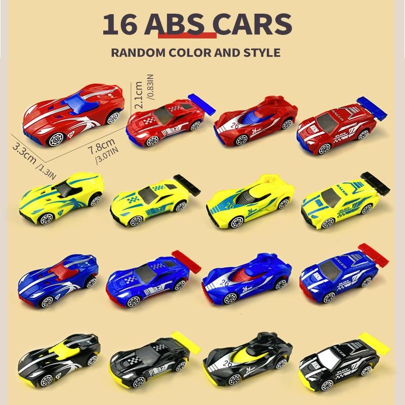5pcs Deformation Launch Car Set, Foldable Track Vehicle, Storage Cars, Extensible Tracks, Multiple Colors, Boys Toy Gift