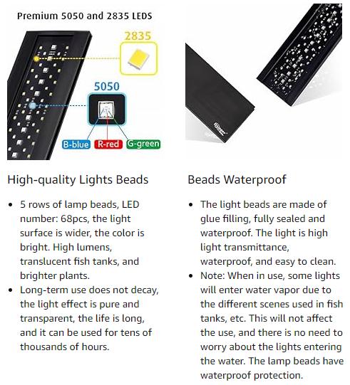 Hygger HG018 Clip On Full Spectrum Aquarium LED Light Day-Night Dual Timer Sunrise-Dusk-Moon Fish Tank Light Adjustable Timer 9 Colors for Planted Tank Hygger HG018 Clip On Full Spectrum Aquarium LED Light Day-Night Dual Timer Sunrise-Dusk-Moon Fish Tank Light Adjustable Timer 9 Colors for Planted Tank