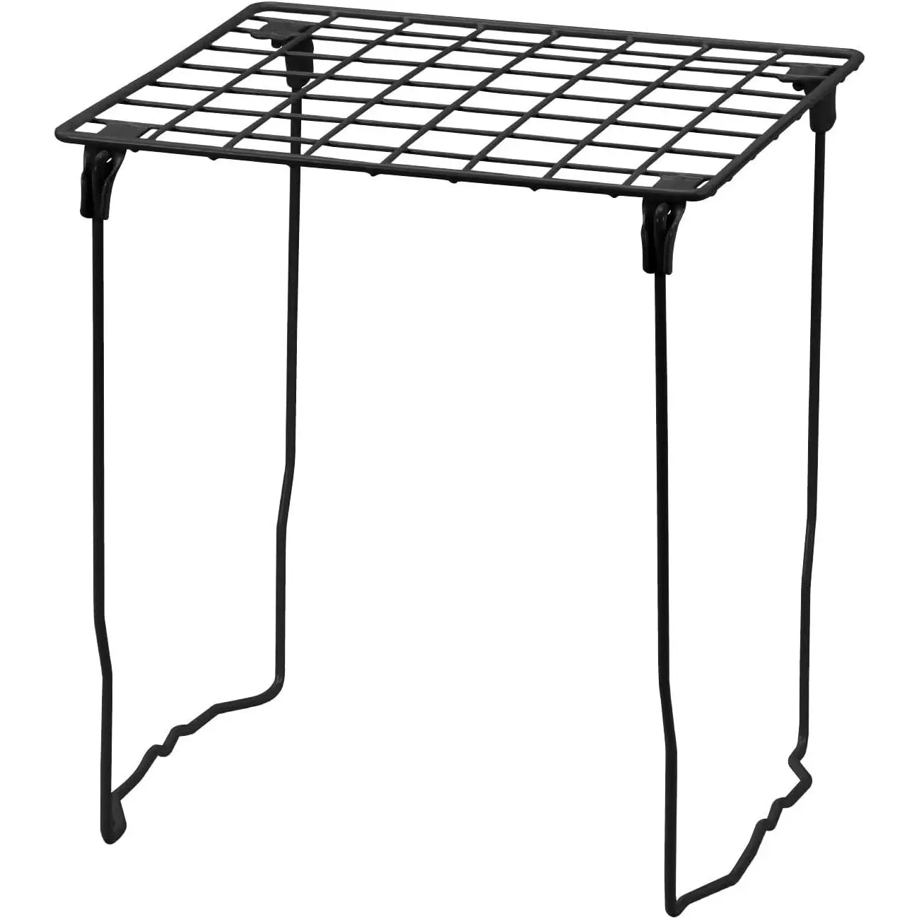 Stac-A-Shelf Stackable Locker Shelf, Extra Tall, Black