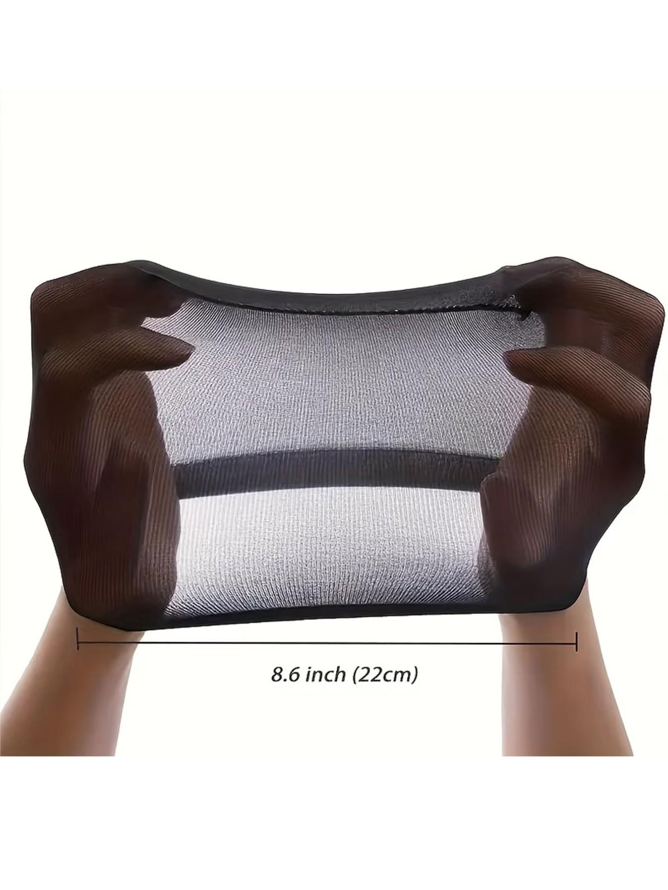 Wig cap, high elasticity, women's hair net wig net elastic net, closed-end hair net wig cap, wig elastic nylon wig cap women's and men's wig cap, suitable for parties, dress-up, wig tools