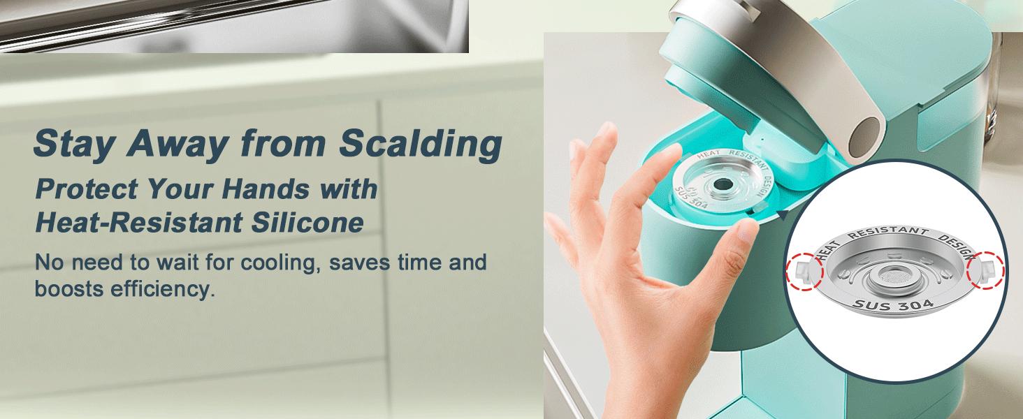 2 Pack Reusable K Cup for Keurig 1.0, Stainless Steel refillable k cup for Keurig, Metal K Cups Coffee Pods for Keurig with Heat Resistant Handles and Coffee Scoop, 1-Stream Filters, NO BPA, Gifts for Men Women, Not for Keurig2.0