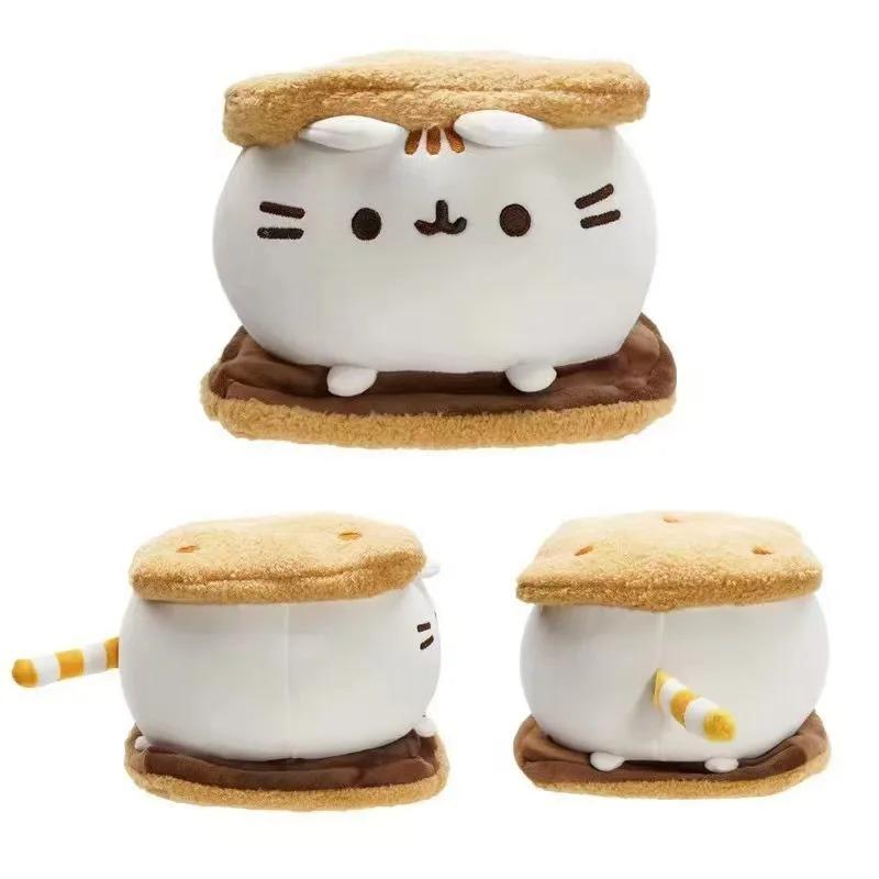 Dessert Cat Soft Plush Toy - Chemical-Safe TV & Movies Stuffed Animal, Cute Collectibles for 14+y, Girls' Decoration Gift for Kids' Room Cartoon Plushie