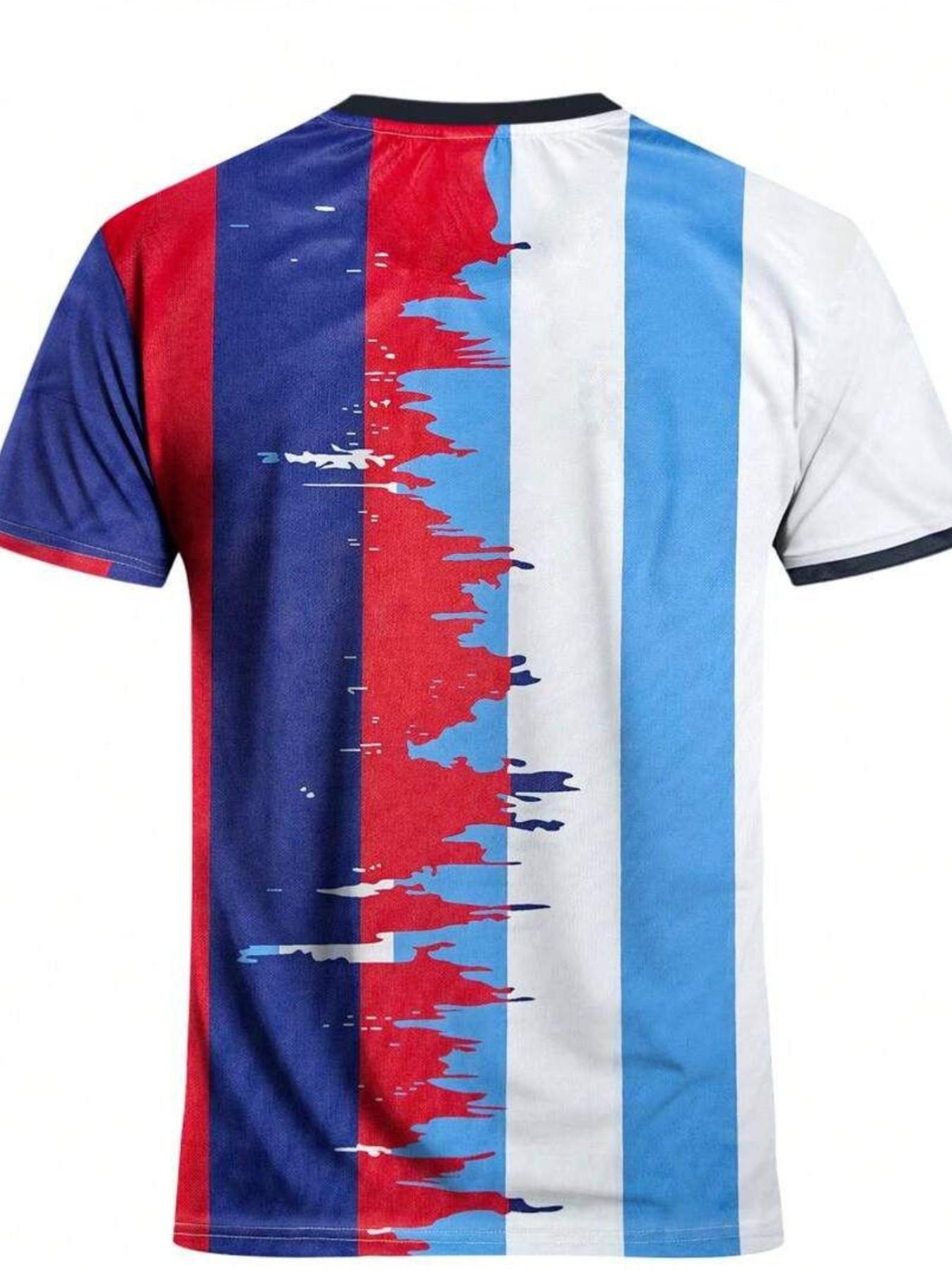 Men's Teen Football Shirt, Argentina Barcelona Soccer Jersey, Comfortable Sporty Top, Ideal for Training, Casual Wear, Gift for Fans
