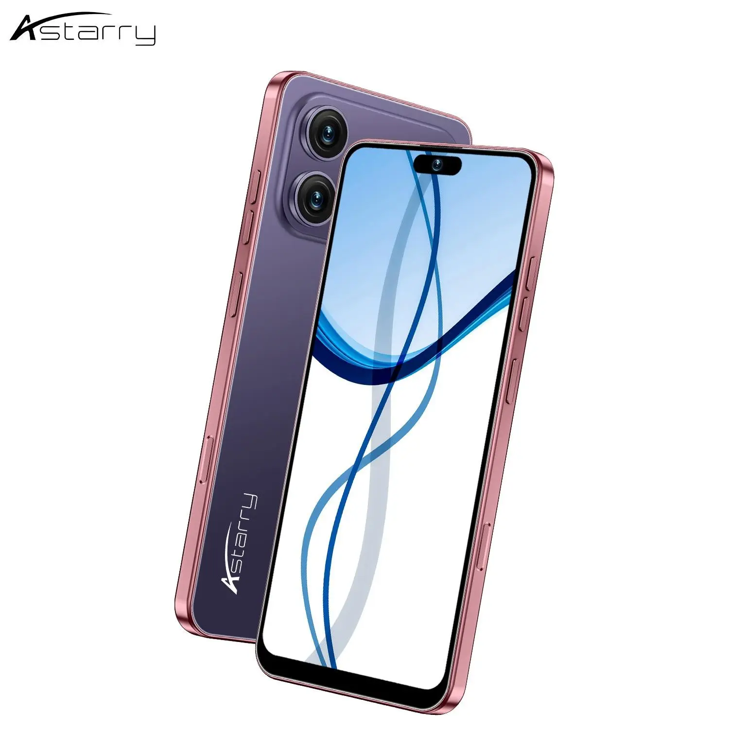 Astarry 4g Network 17 Pro Max, 6+64GB RAM, 6.93 Inch Screen, Dual Sim, Android 12.0, Face & Fingerprint Unlock, 5000mah Battery