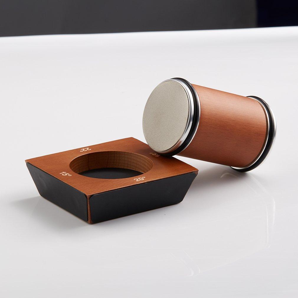 Rolling Knife Sharpener , Select Tool Knife Sharpener for Kitchen, Wooden Knife Sharpening Kit with Strong Magnetic Angle