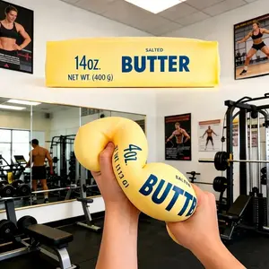 New ultra-soft, slow-rebound butter stick stress-relieving squeeze toy – a stress-relieving toy that mimics real food models, unique and fun.