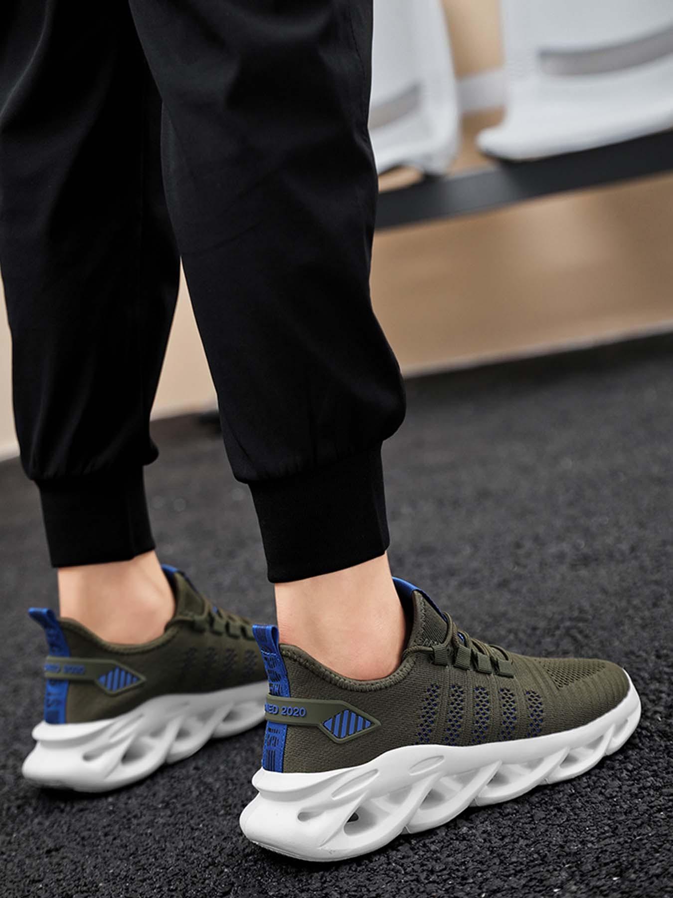 Men's Casual Sports Shoes, Athletic Shoes, Lightweight Breathable Fashion Walking Shoes, Comfortable Men's Footwear, All Seasons Low Top Flatforms
