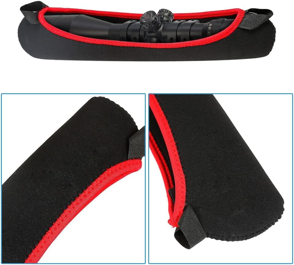 3pcs Neoprene Keeps Rain, Dust, Debris Out Scope Optics Cover