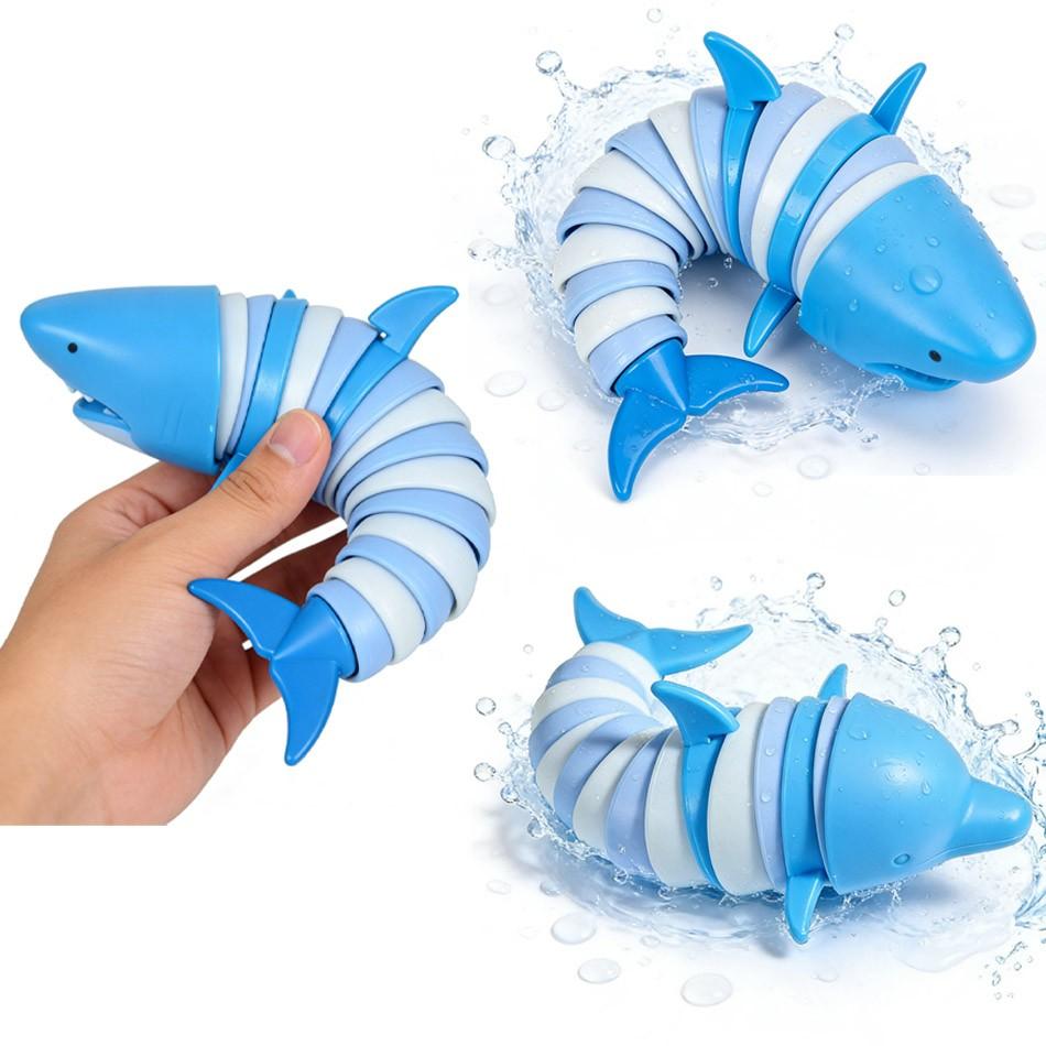 2026 New 3D Joint Shark and Dolphin Ocean Shape Stress Relief Toy, Bendable and Twistable Tail, Fun and Relaxing Plaything Great for killing time at work, relieving anxiety, and a fun gift for shark lovers.