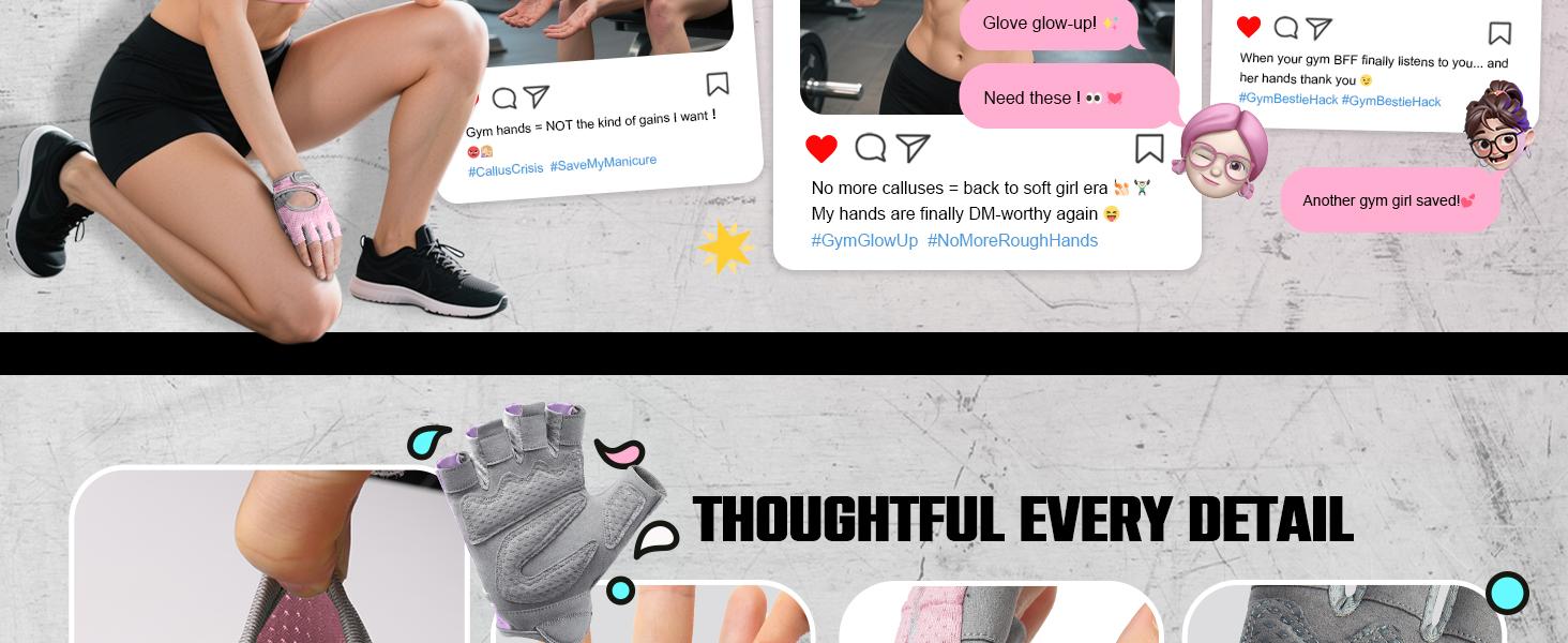 Workout Gloves for Women and Men, Breathable Weight Lifting Gloves for Gym Exercise, Fitness, Training, and Cycling, with Excellent Grip and Cushion Pads