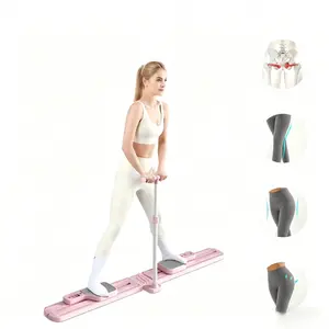 Foldable Pilates Ski Machine, Women's Full-Body Workout Set, Multifunctional Home Pilates Board Set, Suitable for Indoor Use, Gym, etc resistance bands