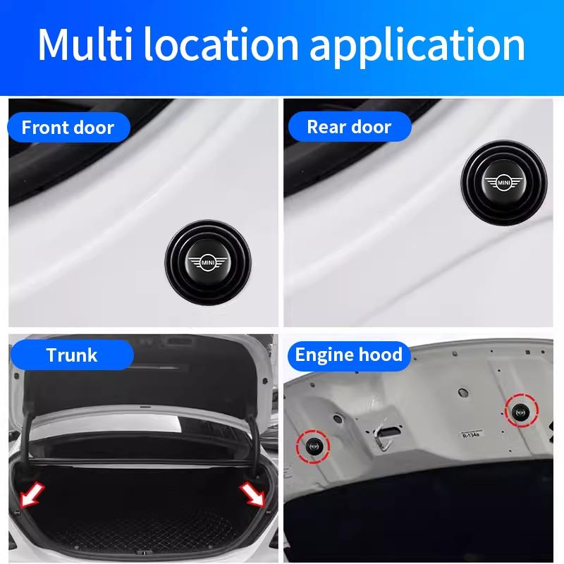 Car Door Shock Absorber Pads, Buffer Anti-Collision Gasket Stickers, Fits Mini Cooper One S Jwc R55 R56 F56 R57 R60 Countryman