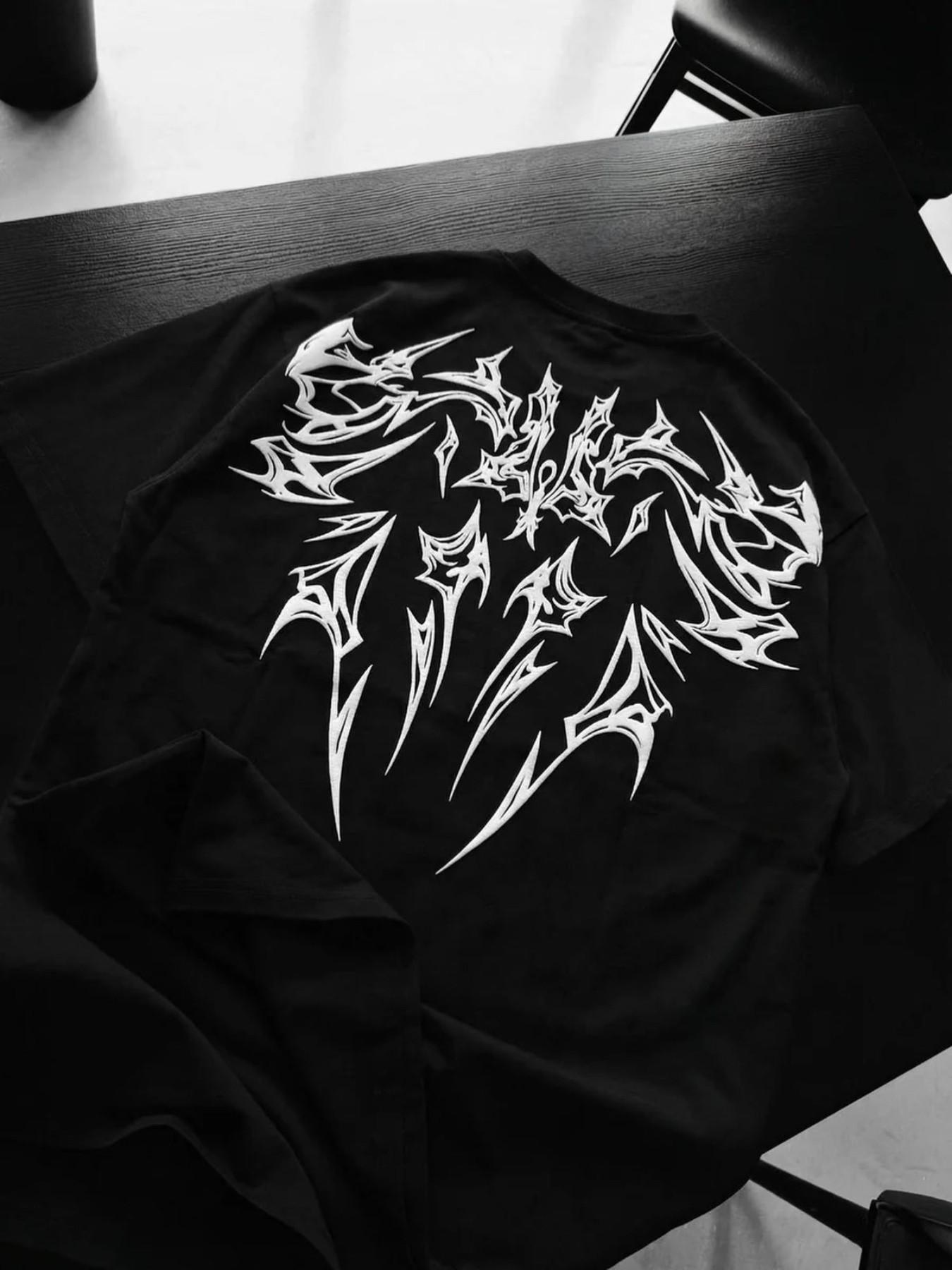 Hip Hop Tribal Pattern Oversized Tee