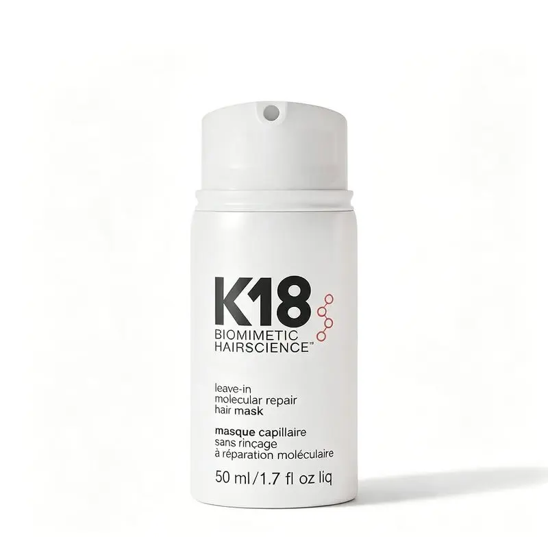 Patented Leave-In Molecular Repair Hair Mask, 4-Minute Bleach, Color & Heat Damage Reverse Treatment, for Dry Frizzy Hair