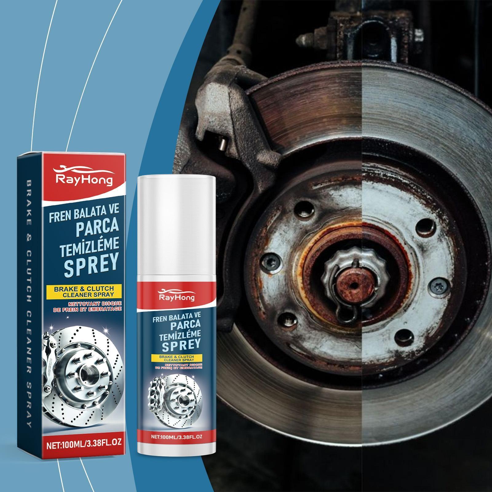 Rayhong Professional Brake Disc Cleaning Spray, Disk Cleaner, Lubricates Brakes, Reduces Noise, Enhances Braking Performance, for Cars, Trucks, Motorcycles