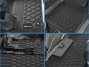Nilight TPE Floor Mats & Protector, Custom-Fit for 2020-2025 Ford Explorer 6-Seat Models, Automotive Car Interior Accessory, Mat Floor Mats, Protector Mat Floor Mats