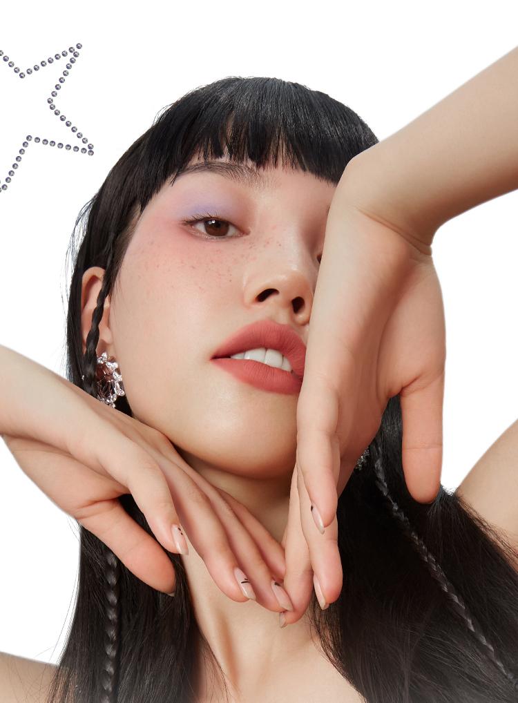 Kaleidos Cloud Lab Lip Clay - Gothic Shades | Velvety Matte, Lightweight & Long-Lasting, Rich & Buildable Color, Rave Makeup, Festival Makeup, Cosmetic Gift, Lipstick