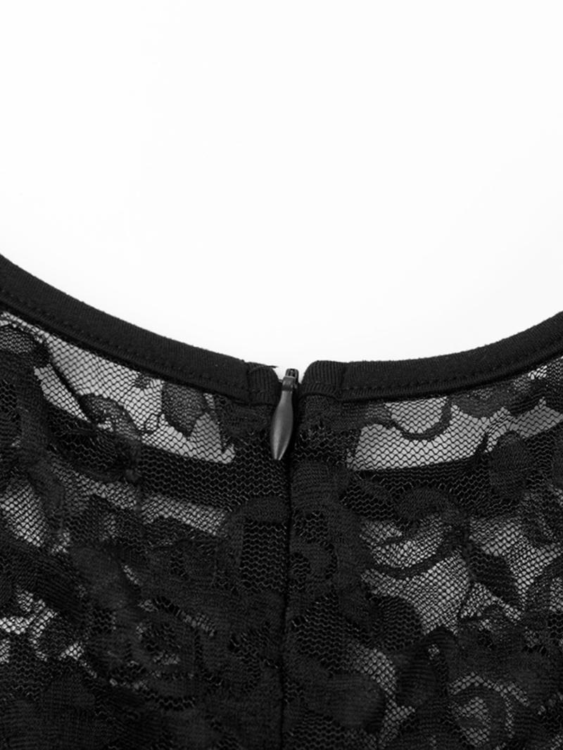 Women's Fall Winter New Long Sleeve Lace Dress, Elegant Fashion Design, Perfect for Casual & Formal Occasions, Stylish Women's Clothing