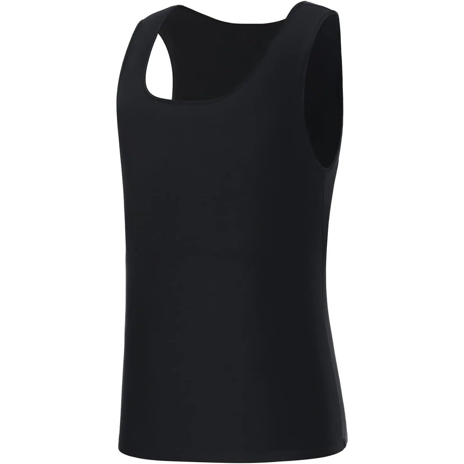 Chest Binder for Transgender FTM Long Tank Swim Binder, Buttery Soft, No Built-in Pads, Natural Fit, Supportive, Full Length Compression Bra Tank TopGift