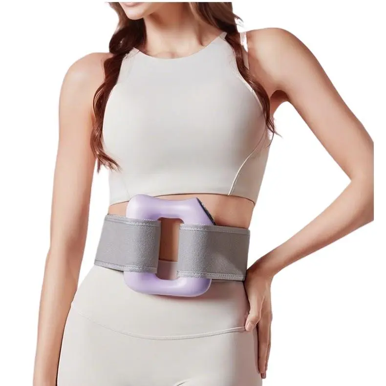 Vibrating Fascia Massage Ring - Portable Leg, Shoulder & Waist Muscle Relief Tool with Adjustable speed Belt Fit, LCD Display, Rechargeable Design for Post-Workout Deep Relaxation, Vibrating Ring high power vibration