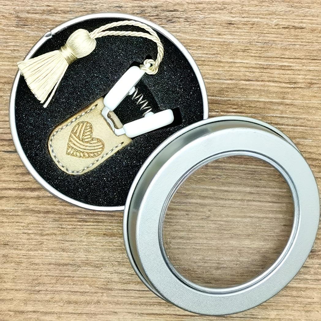 Compact Mini Knitting Scissors Set with Storage Box, Sewing Tool Kit, Essential Embroidery & Sewing Scissors for Crochet, Knitting, Cross-Stitch Crafts