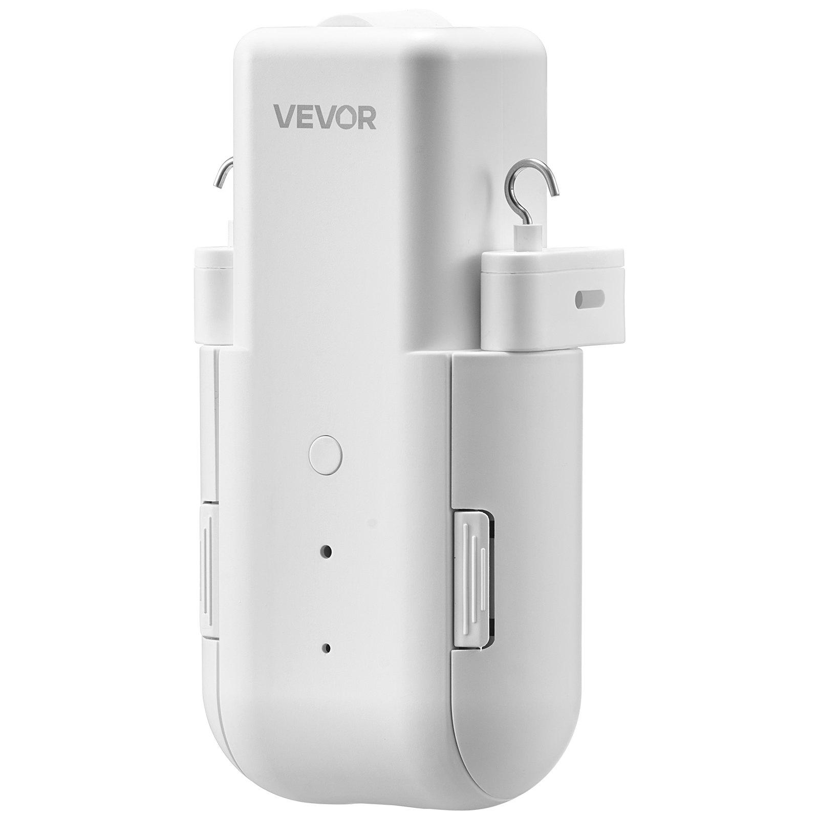 VEVOR Automatic Curtain Opener, 2 Pack, APP and Remote Control, Hub Included, Electric Smart Curtain Opener Compatible with Alexa and Google Home, Timed Opening and Closing, for Roman Rods, U/I Rails