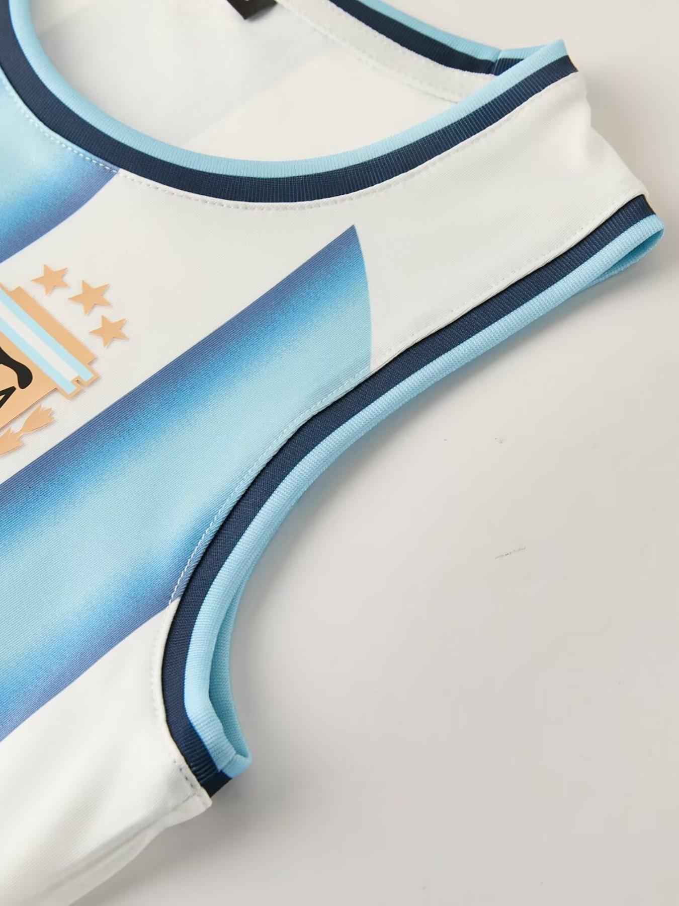 New 26/27 Women's Rugby Sports Set, Argentina Football Fan Jersey, Female Tank Top, League Champion Match Shirt, T-Shirt, Short Sleeve, Sleeveless