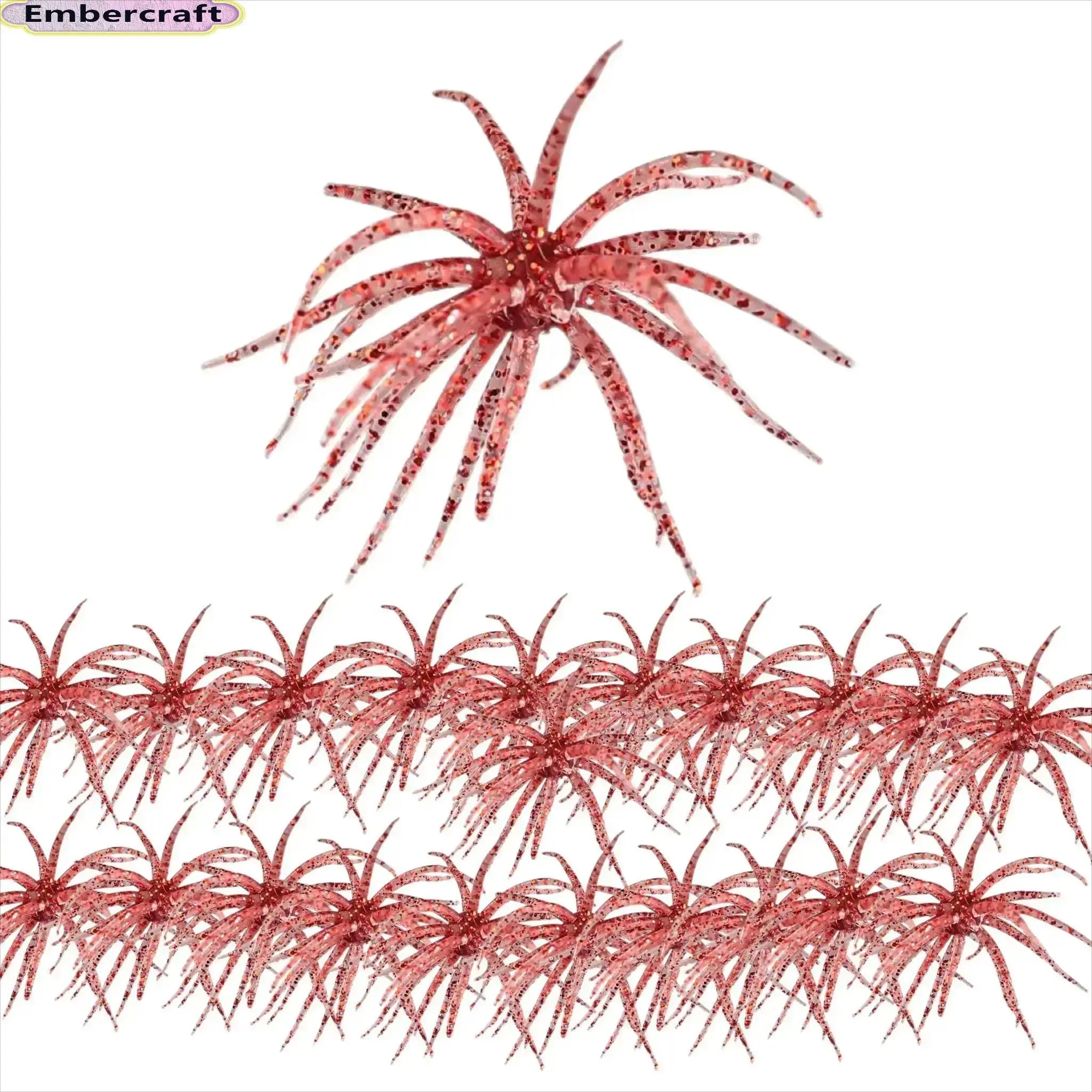 10PCS Viral Fishing Lures Set, Realistic Sea Urchin Soft Plastic Swimbaits, Floating Silicone Artificial Baits with Natural Swimming Action, Bass Trout Fishing Tackle, Freshwater Fishing Gear for Lakes, Rivers & Outdoor Anglers